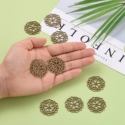 Тибетский стиль филигранные столяры соединения X-TIBE-A11623-AB-FF-1