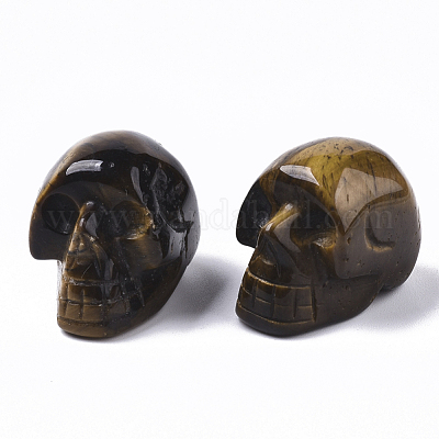 Хэллоуин натуральные бусины тигровый глаз G-R473-04C-1