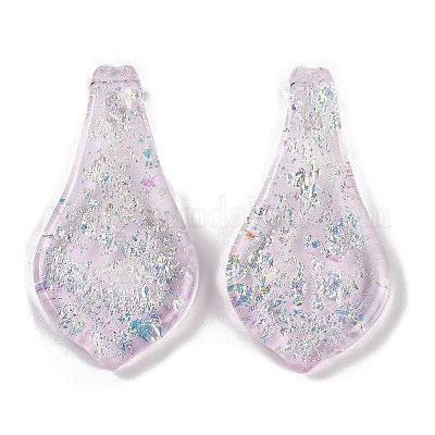 Lampwork большие кулоны&nbsp;FOIL-K003-01C-1