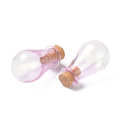 Украшение из стеклянных пробковых бутылок AJEW-O032-02D-1