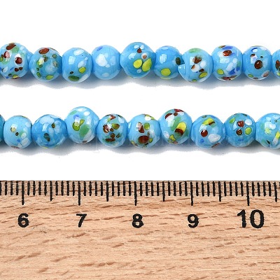 Бусы лэмпворк ручной работы&nbsp;LAMP-H071-01A-08-1