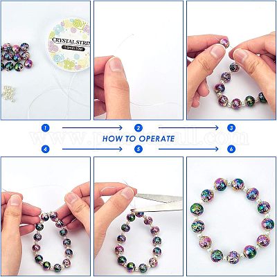 Гальванические бусины из натуральной лавы G-NB0001-43-1