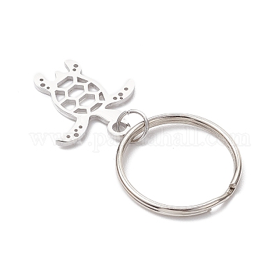 Брелки из нержавеющей стали 304 с тематикой океана KEYC-JKC01213-08-1