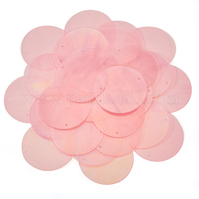 150 шт. радужные переливающиеся звенья из ПВХ с пайетками/блестками FIND-TA0008-10E-1