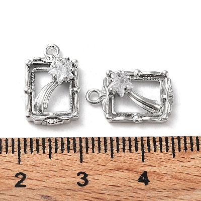 Стойки обшивки латунь микро проложить Циркон подвеску KK-K333-90P-1