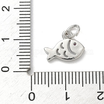 Латунные микро проложить кубического циркония подвески KK-B155-04A-P-1