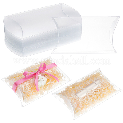 60 шт. пластиковые коробки-подушки из ПВХ CON-BC0007-58B-1