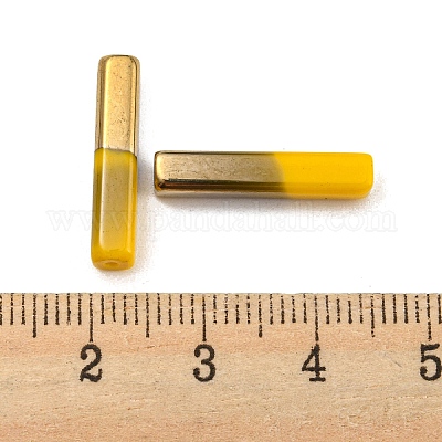 Гальванические стеклянные бусины GLAA-D024-02B-1