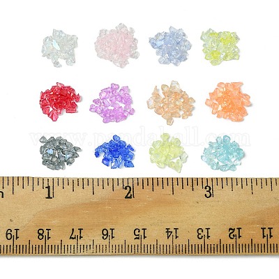 48 г 12 цвета прозрачное гальваническое измельченное стекло GLAA-FS0001-65-1