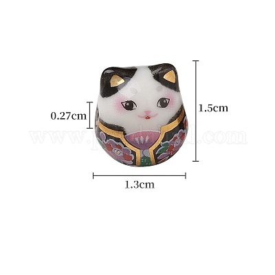 Фарфоровые бусины ручной работы&nbsp;PW-WG5F271-01-1