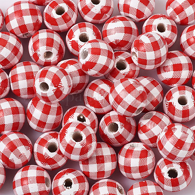 Натуральные деревянные бусы&nbsp;WOOD-TAC0010-05E-1