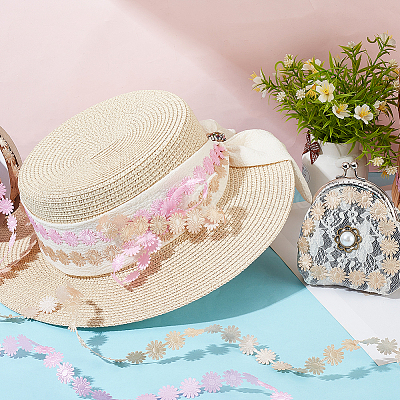 20 ярд цветочных полиэстеровых лент OCOR-PH0002-39C-1