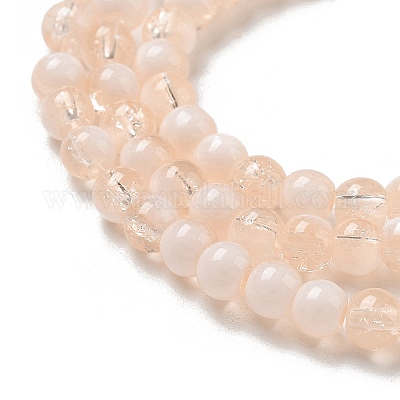 Стеклянные бусины кракле X1-GLAA-U001-4mm-05-1