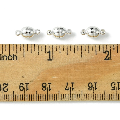 10шт круглые латунные магнитные застежки с петлями KK-FS0001-34S-1