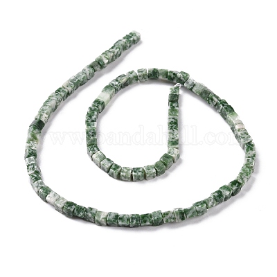 Натуральные зеленые пятна яшмовых нитей G-F631-K18-1