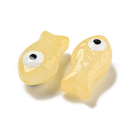 Прозрачные стеклянные бусины ручной работы GLAA-N0028-03G-1