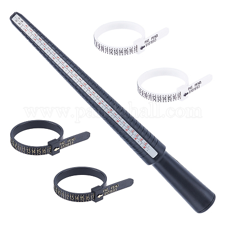 1шт пластиковый калибровочный держатель кольца с 4шт 2-цветный пластиковый калибровочный держатель кольца TOOL-UN0001-52-1