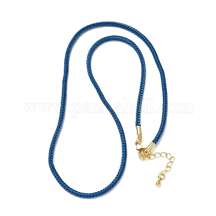 Изготовление ожерелья из плетеного нейлонового шнура толщиной 2.5 мм FIND-G095-01G-07-1