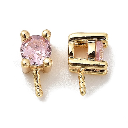 Латунный микро-паве кубический цирконий KK-S397-02A-1