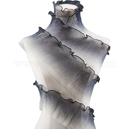 5 ярд полиэстеровой плиссированной кружевной ленты для отделки OCOR-GF0004-84A-1