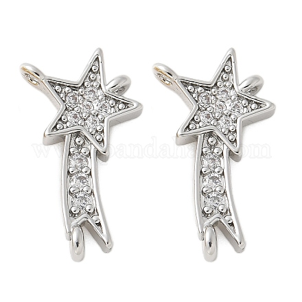 Латунные микро проложить кубического циркония подвески KK-U056-57P-1