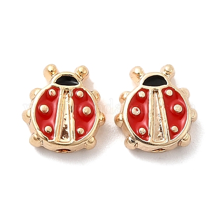 Латунь эмаль бисера&nbsp;KK-A277-18G-1