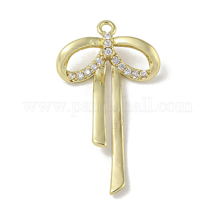 Подвеска из латуни с микропаве и кубическим цирконием s ZIRC-R020-01G-1