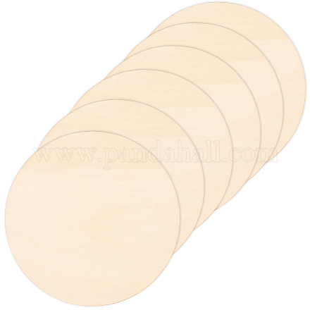 6 шт. необработанной древесной щепы AJEW-CP0009-86-1