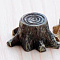 Mini Resin Stumps, Dollhouse Garden Decorations, Black, 20x17x10mm