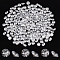 Cubic Zirconia Cabochons, Grade A, Faceted, Diamond, Clear, 5x3mm, 220pcs/set