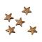 Zinc Alloy Cabochons, for DIY Crystal Epoxy Resin Material Filling, Star, Antique Bronze, 7.5x8x1mm