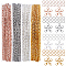 DIY Iron Cable Chains Bracelets Necklaces Making Kits, Mixed Color, 3x2x0.5mm