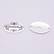 Tibetan Style Alloy Links, Cadmium Free & Lead Free, Oval with Word Handmade, Antique Silver, 19x31.5x2mm, Hole: 2.5mm, 60pcs/bag