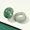 Natural Green Aventurine Finger Rings for Unisex, 15.5mm, Inner Diameter: 18mm