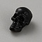 PVC Plastic Halloween Party Decoration, Skull, Black, Black, 16x9x10mm
