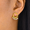 Elegant S925 Silver Tassel Earrings with Zircon for Women's Daily Wear