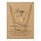 3Pcs 3 Styles Alloy Crystal Rhinestone Constellation Pendant Necklaces Sets, Golden, Virgo, 16.93 inch(43cm), 1pc/style