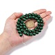 Природные малахит пряди из бисера G-O152-47-10mm-A-4