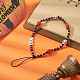 Мобильные ремни из стеклянных бус на Хэллоуин HJEW-TA00010-5