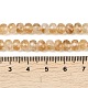Нити из нагретых натуральных цитриновых бусин&nbsp;G-B175-B01-4x6mm-5