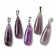Подвески из натурального аметиста  G-Q192-07P-03-1