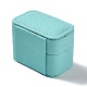 Прямоугольные коробки для хранения колец из искусственной кожи CON-K002-06C-2