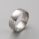 Простое кольцо из нержавеющей стали 201 для мужчин и женщин RJEW-WH0015-02F-1
