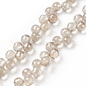 Прозрачные стеклянные бусины GLAA-G096-01E