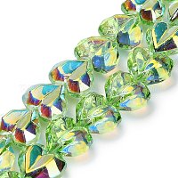 Гальванизируйте прозрачное стекло бисер нитей&nbsp;EGLA-B012-AB04