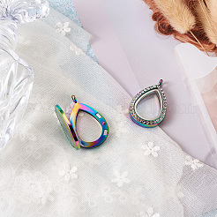 2шт 2 стиля сплава магнитные подвески-медальоны PALLOY-TA0002-35M