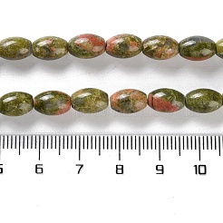 Природные Unakite бисер нитей G-I369-B13-01