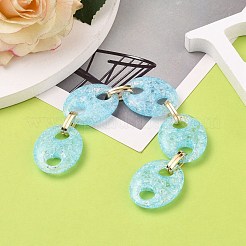 Цепочки для кофейных зерен из акрила с треском ручной работы AJEW-JB00836-02