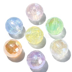 30шт радужные переливающиеся акриловые бусины&nbsp;TACR-CJ0001-52