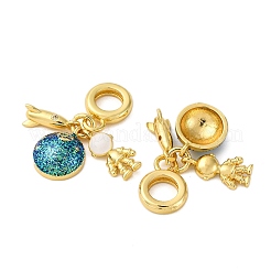 Латунные микро проложить кубического циркония подвески&nbsp;KK-D390-04G